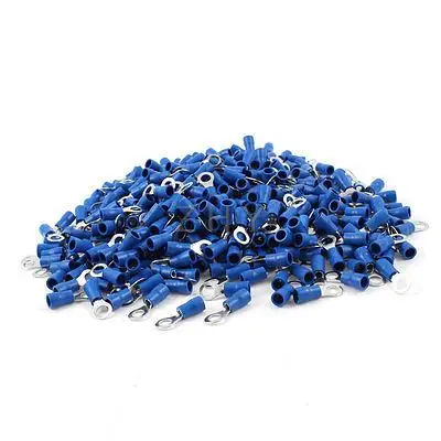 

1000Pcs PVC Insulated Ring Terminal Cable Lug RVS2-5 for AWG 16-14 Wire #10 Stud