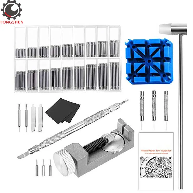 Watch Band Tool Kit Watch Link Remover Spring Bar Tool Set with Watch Pin for Watch Repair and Band Replacement