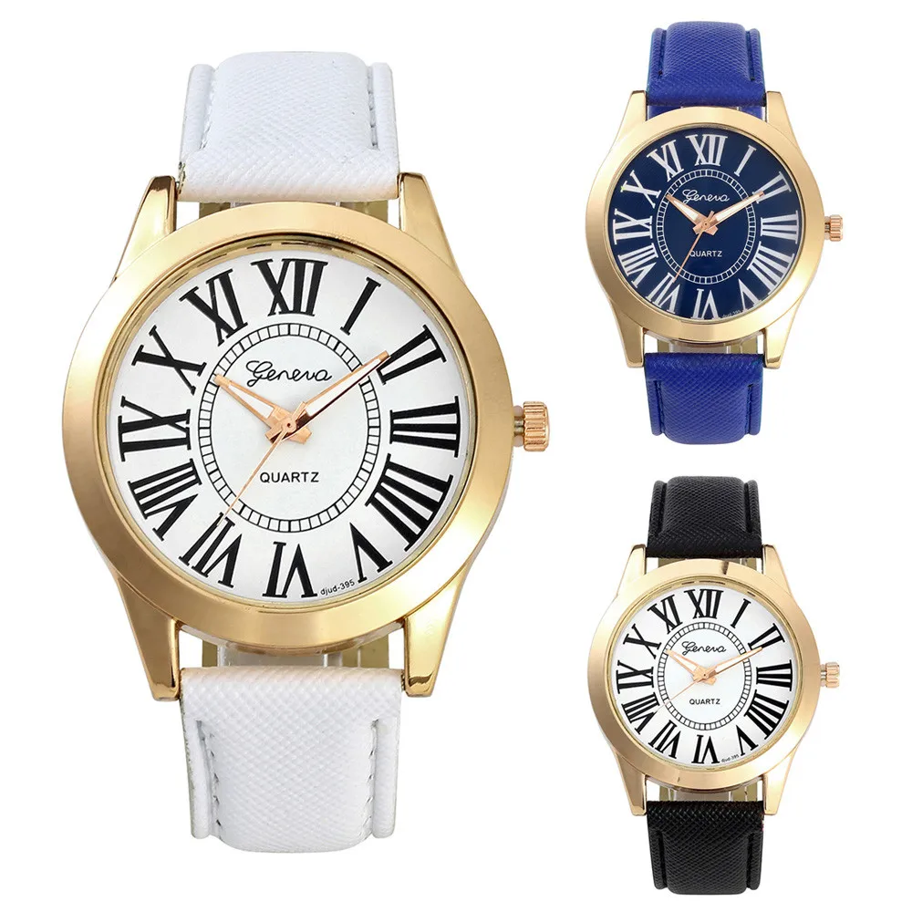 2017 Hot Selling Good Deal Brand Sport Watches Leather Watch Men's