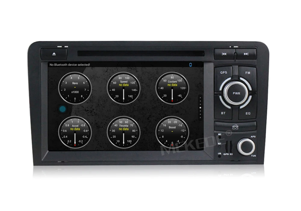 Discount Android 7.1 2G RAM  Car DVD GPS For Audi/A3 2002-2011 With Wifi 4G GPS Navigation BT Radio Steering wheel control Canbus+8G MAP 18