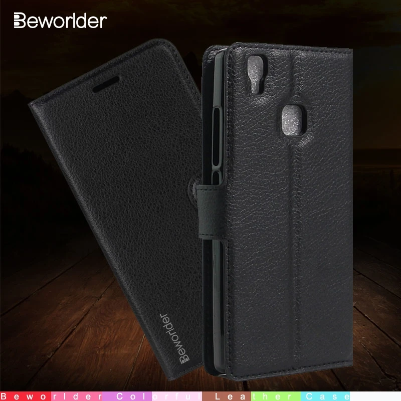 Кожаный чехол Beworlder Для Doogee X5 Max Модный Цветной Чехол Бумажник для телефона Pro