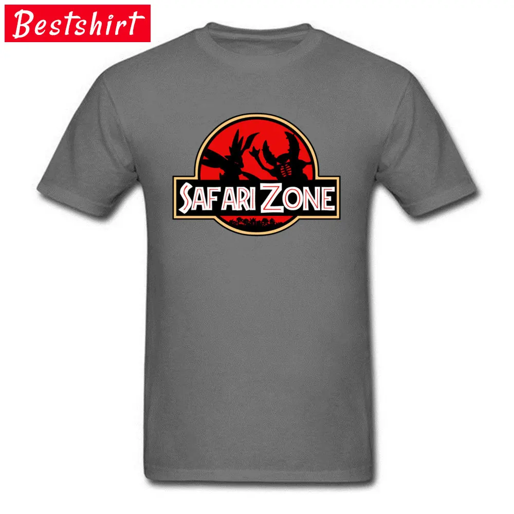  Men T Shirt Jurassic Park Safari Zone 12075 Summer Tops Tees 100% Cotton Crewneck Short Sleeve cosie Sweatshirts NEW YEAR DAY Jurassic Park Safari Zone 12075 carbon