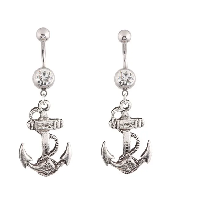 Buy 2018 latest hot anchor buckle decorated piercing