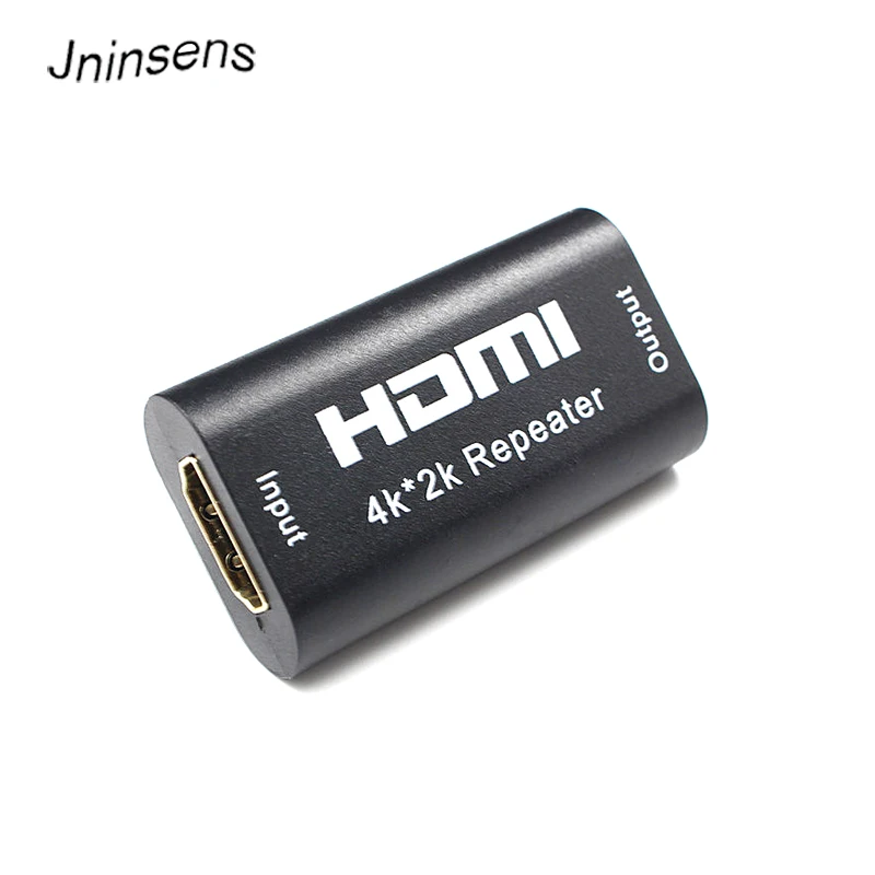 Jninsens HDMI ретранслятор наполнитель позолоченный 4K* 2K HDMI адаптер Усилитель сигнала более 4,95 Гбит/с HDMI удлинитель