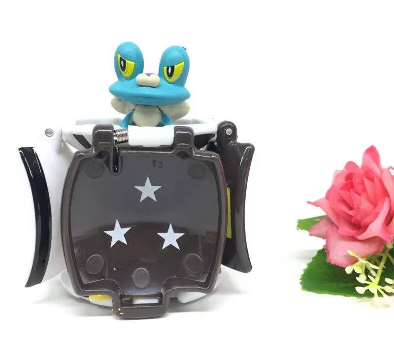 7cm Poke ball Figures Toys ABS Poke ball Action Figure Pokeball Figures Super Master Pop-up Toy for Children Gifts DBP519