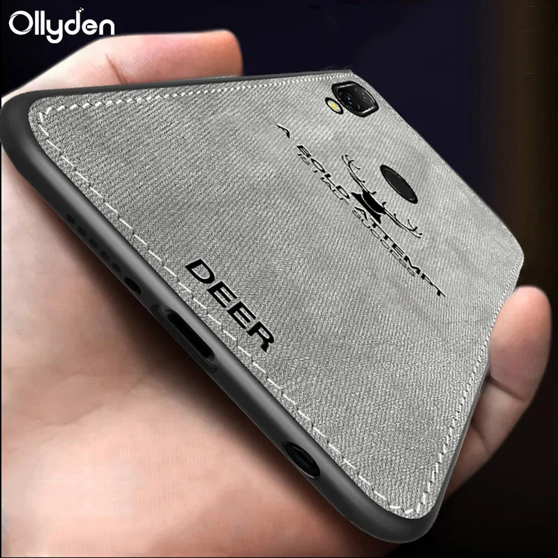 Ollyden Cases for Xiaomi Redmi Note 7 Case Fabric Cloth Leather Soft Silicone TPU Hard Cover Note7 Coque |