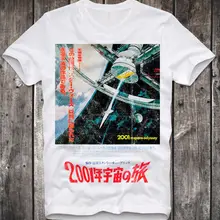 Футболка, 2001, космическая Одиссея, культ, SCI-FI, фильм Стэнли Кубрик, Ретро стиль, Ретро стиль, KULT, повседневная, короткая, Slove