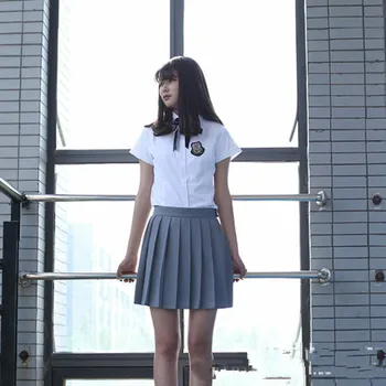 

High School Uniforms Schoolgirl Graduation Clothing Summer Short Sleeve Sets Photos Of Girls School Uniform Adult Sailor Uniform