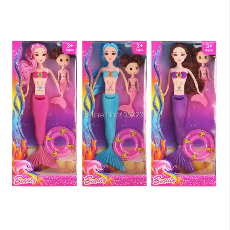 sirena que cambia de color en el agua