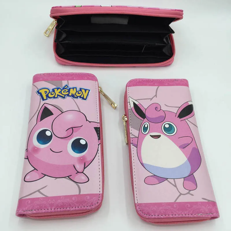 

Anime Pocket Monster Jigglypuff Multifunction Long Wallet/Pocket Monster Cell Phone Clutch Purse/Portable Cash Purse(PHWA_5)