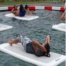 Надувной воздушный коврик для йоги на воде, доска для йоги, плавающий коврик для йоги, плавающий водный Экологичный коврик для йоги