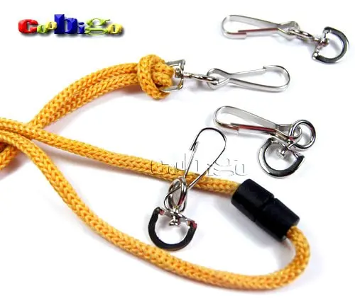 

10pcs Pack 3/8"Metal Swivel Snap Hooks For Paracord Lanyards Backpack Straps Webbing 10mm #FLQ052-B