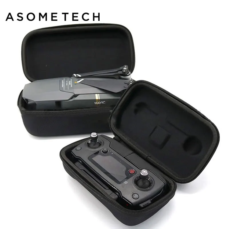 UAV Drone EVA Portable Hardshell Transmitter Controller Storage Box + Drone Body Housing Bag Protective Case for DJI Mavic Pro