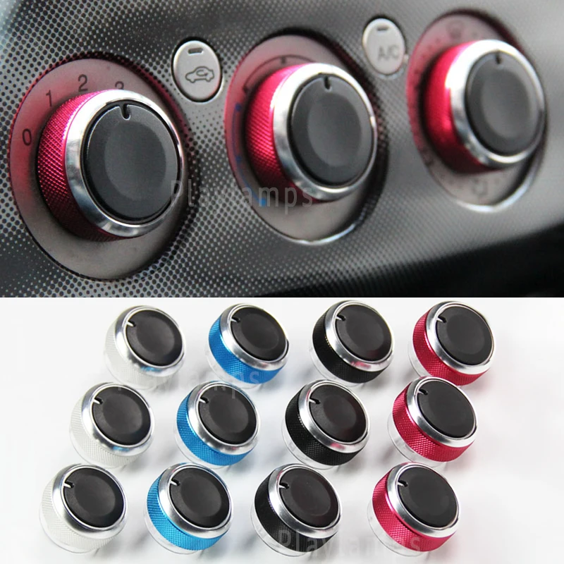 Car styling Air Conditioning Installation heat control Switch knob AC