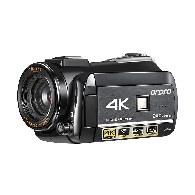 

Ordro 4k WIFI Digital VideoCamera 3.0'' Touch display WIFI Night Vision Digital Video Camcorder