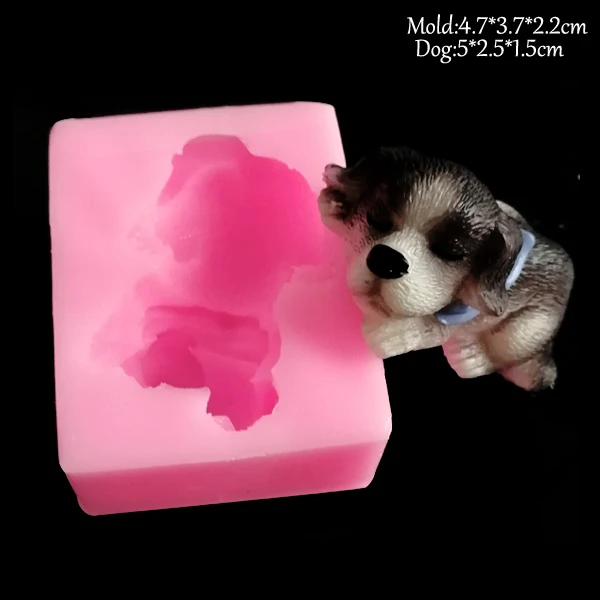 New 15 Styles Dogs Silicone Mould Bulldog Corgi Cake Decorating Tools Sugarcraft Gumpaste Chocolate Fondant Mold C339