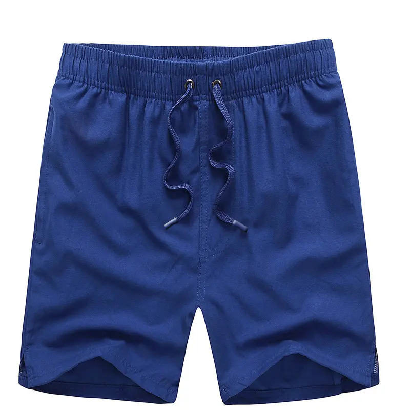 Сплошной цвет летний Пляжные шорты Пять штанов Шорты удобная обувь для мужчин и женщин пара повседневные штаны плюс Размеры M-3XL - Цвет: Color as shown