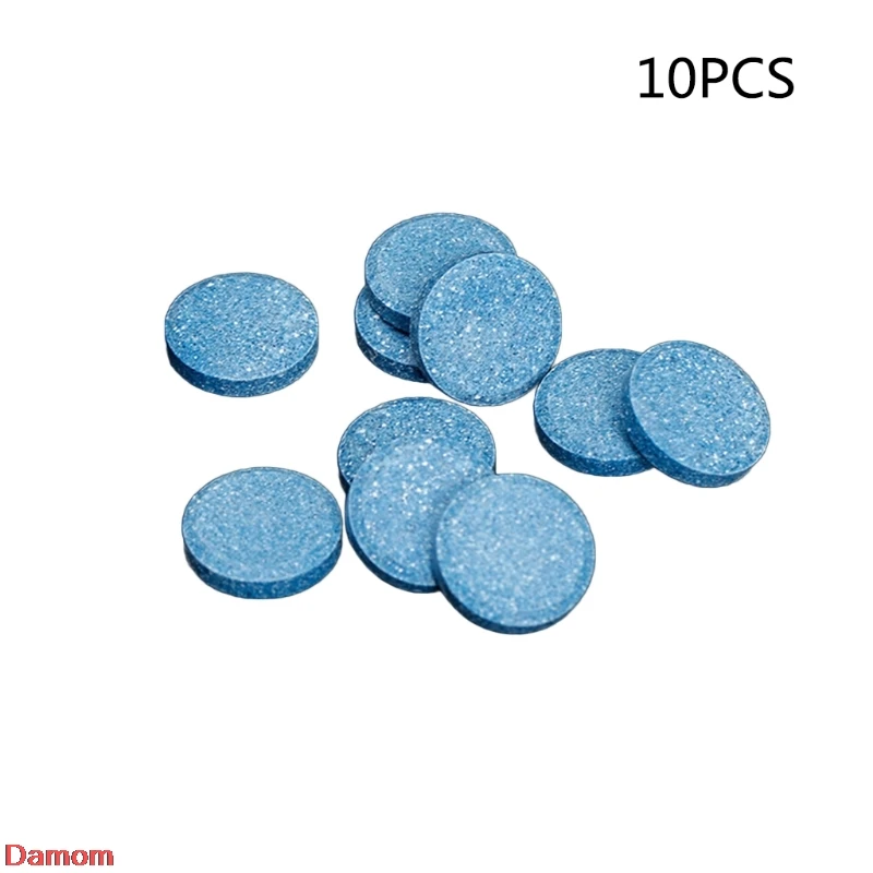 

10Pcs Car Solid Wiper Window Cleaning Car Windshield Glass Cleaner Effervescent