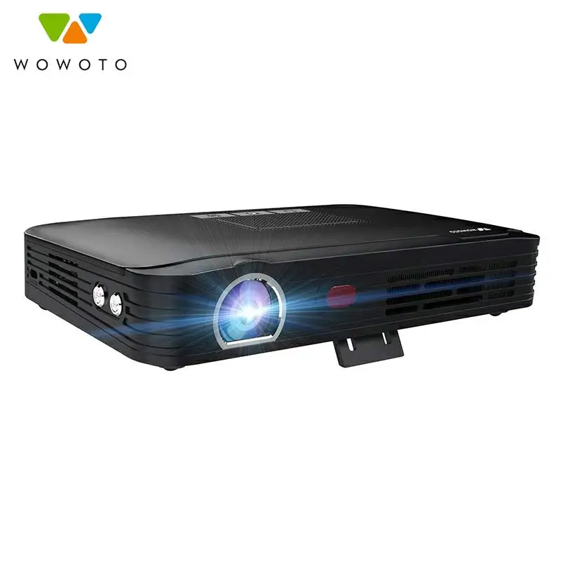 

WOWOTO 4k Mini Projector For Android 6.0 ROM 16GB System Memory 2GB Projector Bluetooth 4.0 16:10/4:3/16:9 Projector T9