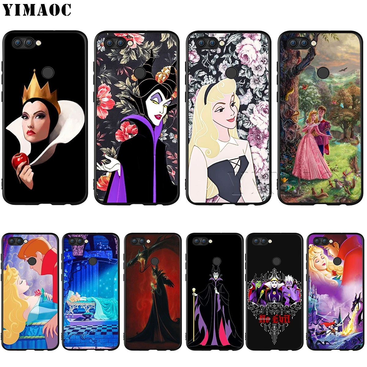 

YIMAOC Sleeping Beauty Case for Huawei Mate 30 20 Honor Y7 7a 7c 8c 8x 9 10 Nova 3i 3 Lite Pro Y6 2018 P30 P smart