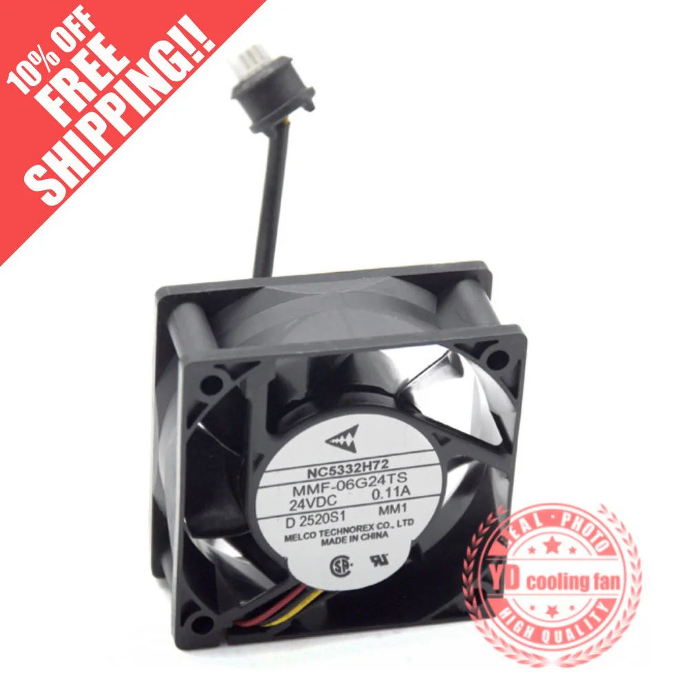 

NEW FOR MELCO TECHNOREX MMF-06G24TS MM1 FOR Mitsubishi NC5332H72 6025 24V 0.11A cooling fan