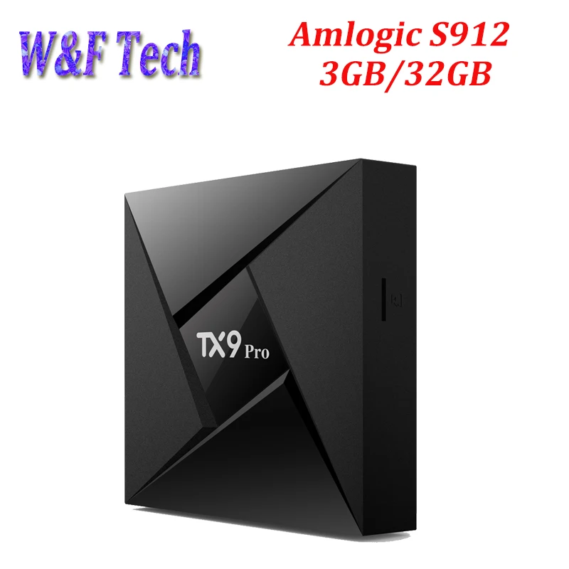 5pcs 3GB 32GB TX9 Pro Amlogic S912 Octa core Android 7.1 Smart TV Box WiFi 2.4GHz 5.8GHz Bluetooth 4.1 Smart Android box