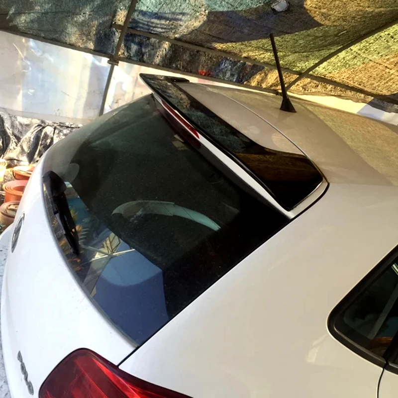 Стиль 2010 до заднего окна спойлер праймеры краски или черный белый цвет ABS материал для Volkswagen VW мужские поло спойлер