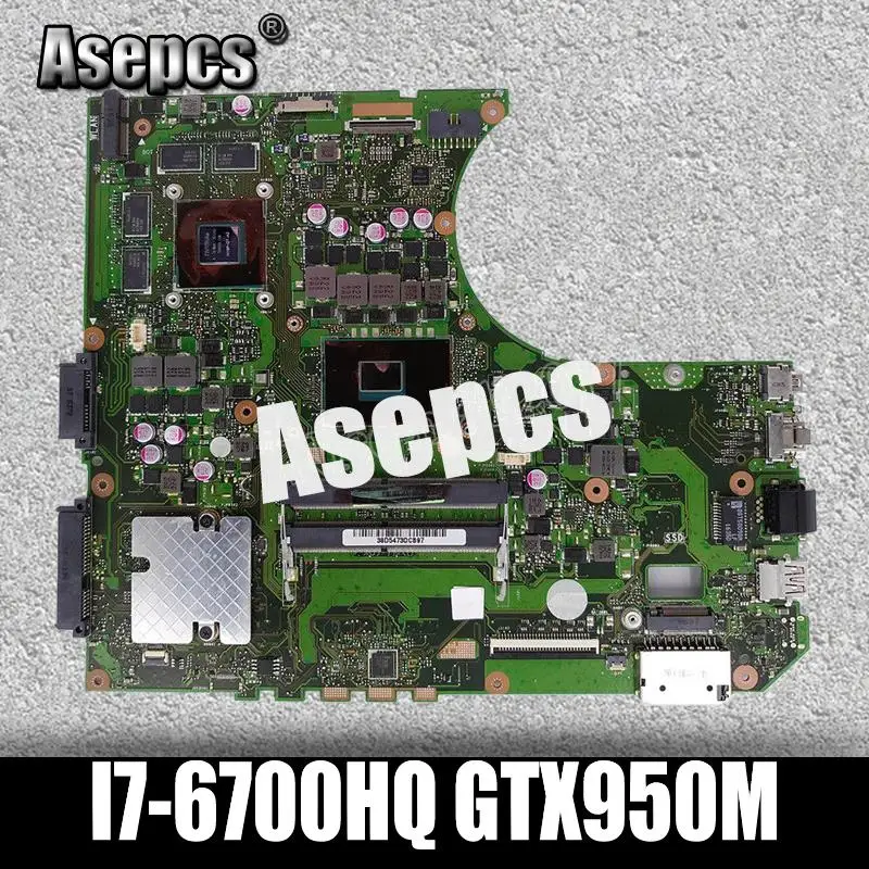  Asepcs N552VX Laptop motherboard for ASUS VivoBook Pro N552VX N552V N552 Test original mainboard I7