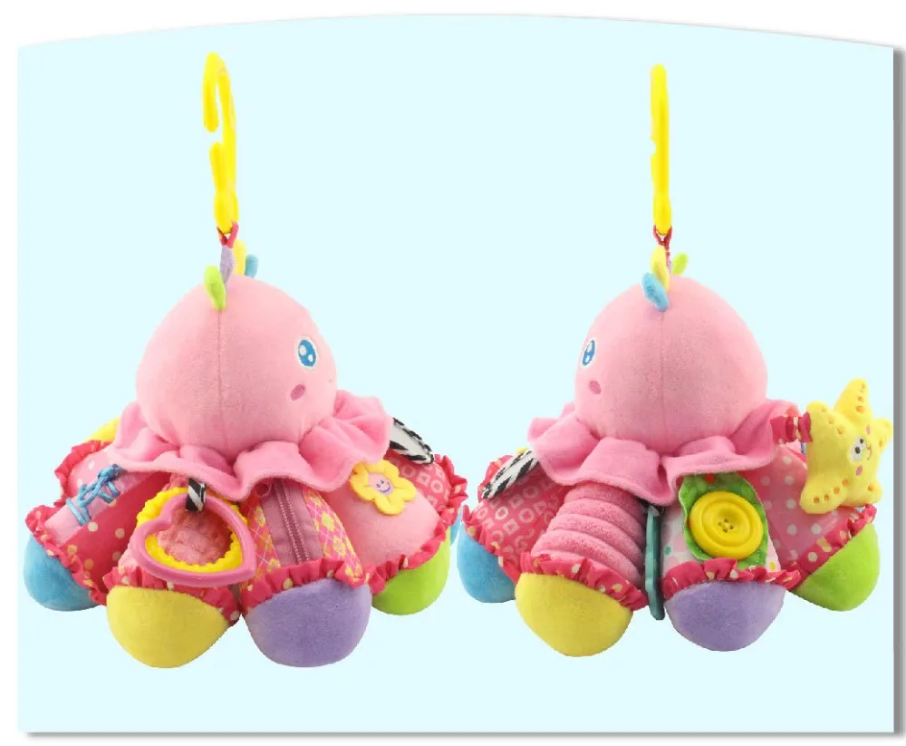 Для новорожденных Колыбель подвесная Животные Мягкий хлопок игрушки для детей возрастом до 2 лет Детские