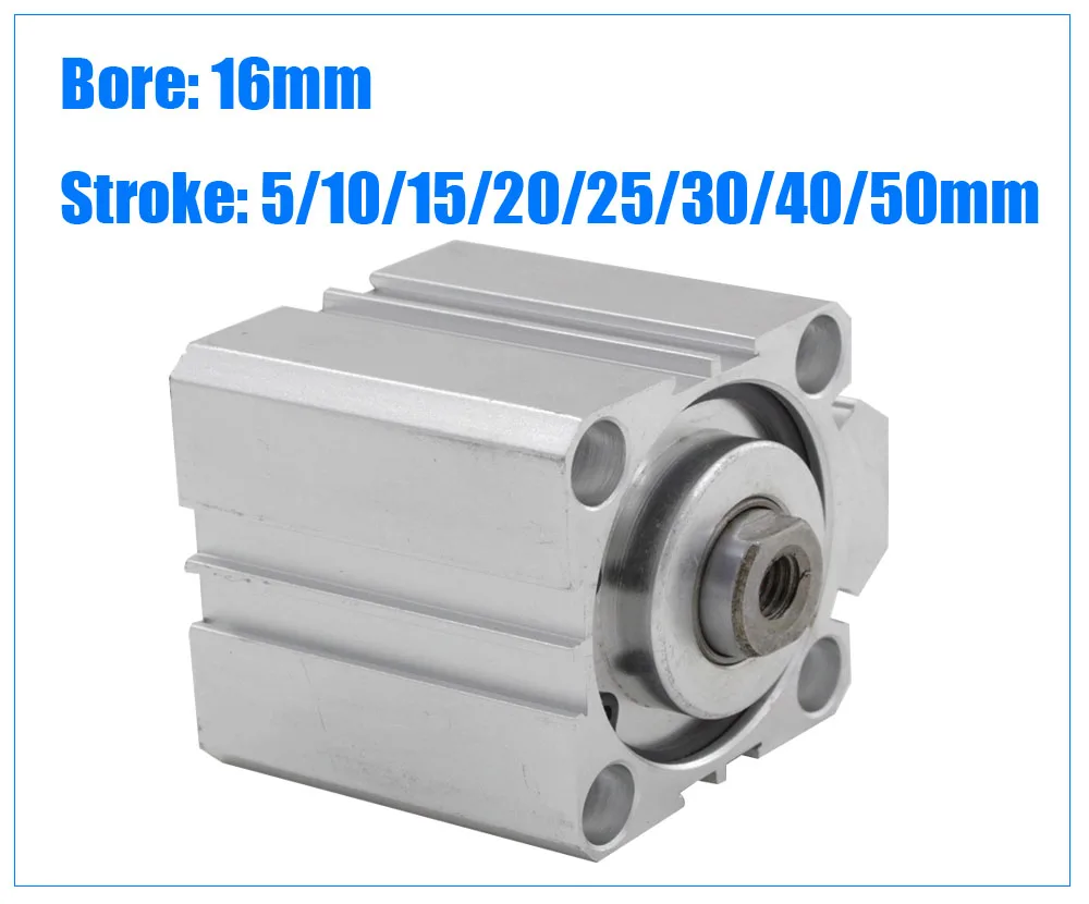 Внесение изменений в Тип пневматический цилиндр 40 мм Диаметр 5/10/15/20/25/30/40/50 мм ход Алюминий сплава двойного действия Воздушный баллон