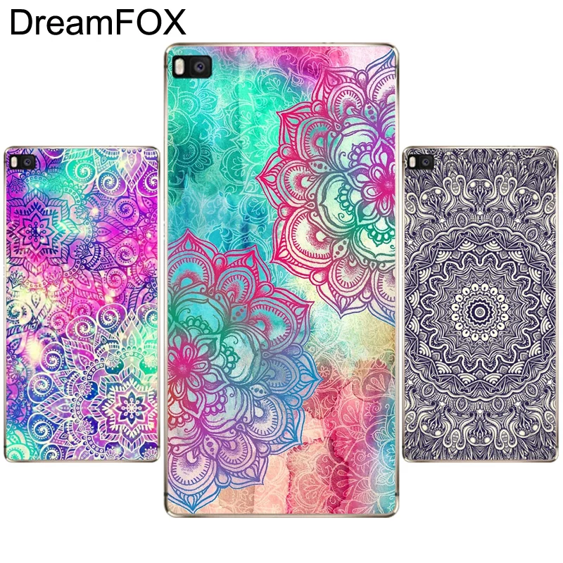 DREAMFOX M538 Mandala Flower Soft TPU Silicone Case Cover For Huawei P8 P9 P10 Lite Plus 2017 Honor 8 Pro 9 6X |