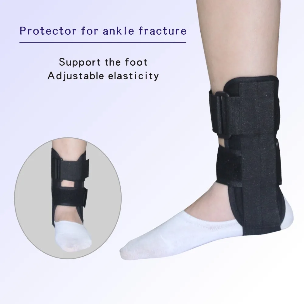 Medical ankle support and fixation belt adjustable ankle sprain support seat belt for ankle fracture brace to protect foot hemiplegia standing adjustable knee ankle foot orthosis knee fixation brace brace lower calf ankle thigh fracture