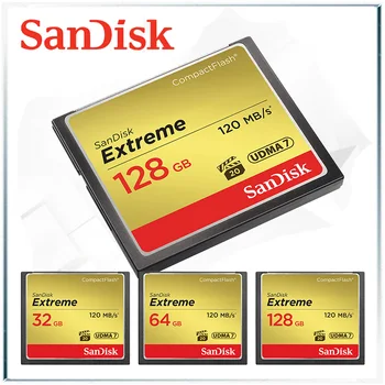 

sandisk extreme compactflash memory card 128gb compact flash cards 64gb cf card 32gb cartao de memoria tarjeta gopro carte kart