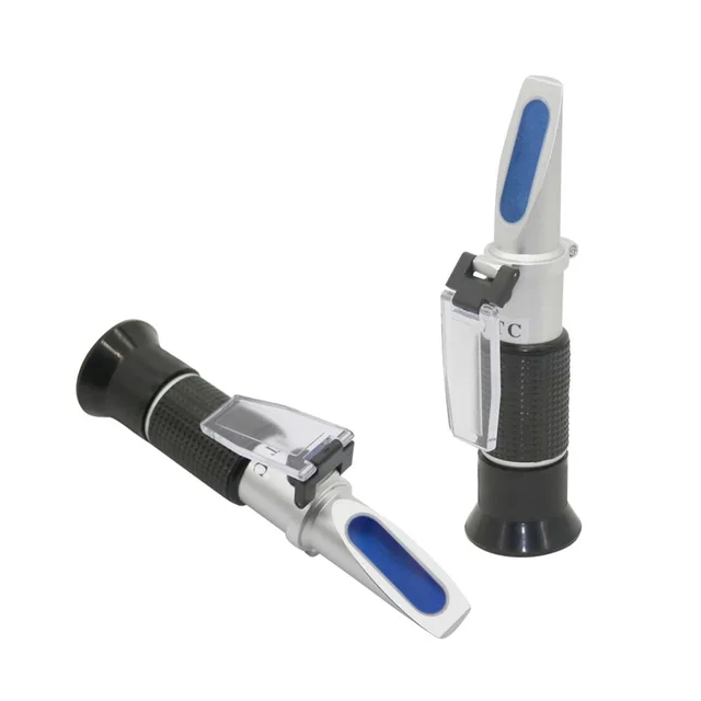 Milk Concentration Detection Refractometer 0~20% Automatic Temperate Compensation Tester Cow Feeding Equipment 1 Set 4
