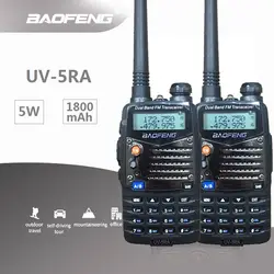 2 шт. Long Range BAOFENG UV-5RA двухканальные рации Portabl UHF VHF 128CH обновлен UV-5R Ham трансивер Communicator для Motorola