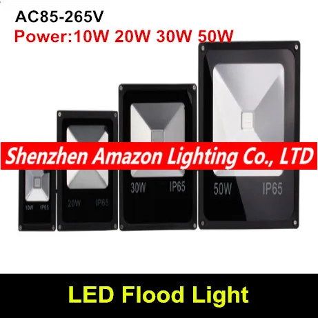 

10W 20W 30W 50W led floodlights lighting outdoor spotlights spot flood lamp garden light reflector led foco exterior projecteur