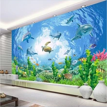 Best Offers custom 3d wallpaper Dream fish underwater world TV setting wall photo wallpaper for walls 3 d wall papers home decor 3d flooring Best Offers custom 3d wallpaper Dream fish underwater world TV setting wall photo wallpaper for walls 3 d wall papers home decor 3d flooring
