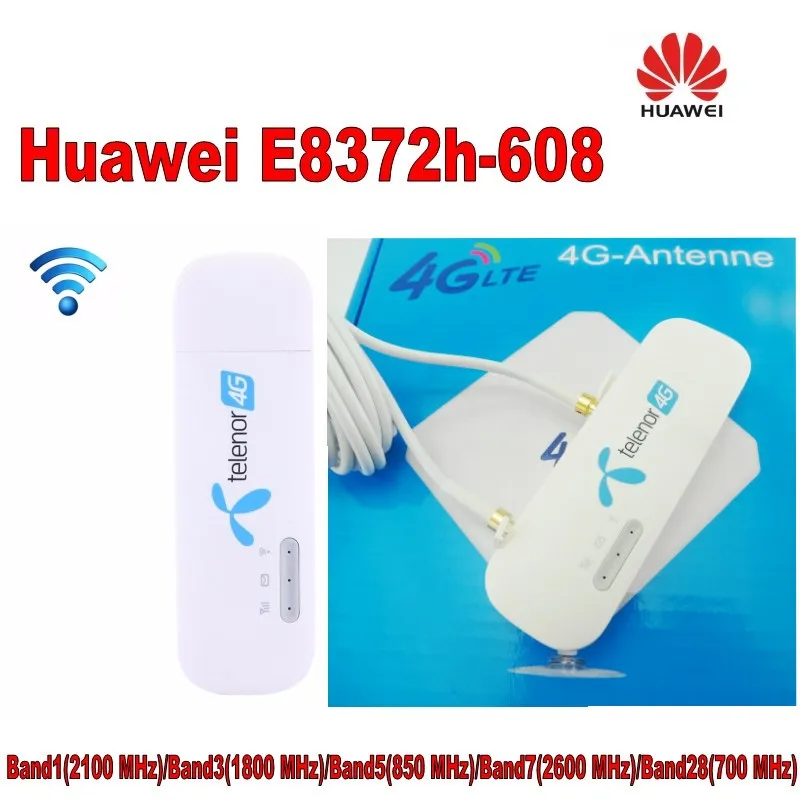 Разблокированный Huawei E8372 E8372h 608 150 Мбит/с 4G LTE usb Wi Fi модем carfi автомобильный роутер