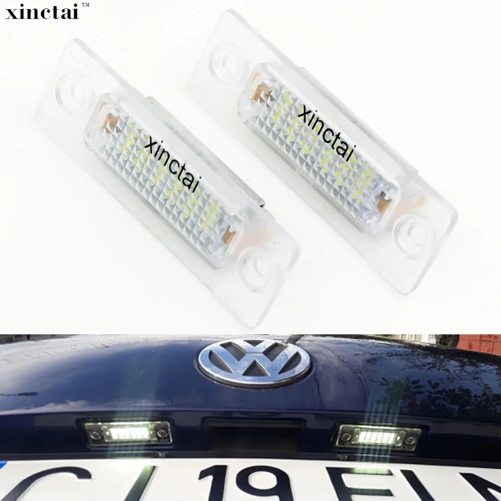 

1 Pair Super Bright LED Number License Plate Light for VW Touran Caddy Golf Plus Jetta/Syncro Passat B6 /B5.5 Transporter T5
