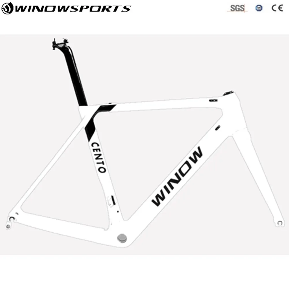 Discount 2018 Winow cento carbon road bike frame cycling bicycle frameset include fork/seatpost/headset fit for both Di2/mechanical 1 Discount 2018 Winow cento carbon road bike frame cycling bicycle frameset include fork/seatpost/headset fit for both Di2/mechanical 1
