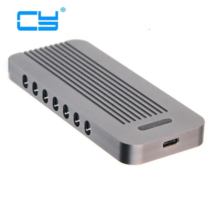 

USB-C USB 3.1 3.0 Type-C to Nvme M-key M.2 NGFF PCI-E 2 Lane SSD Enclosure