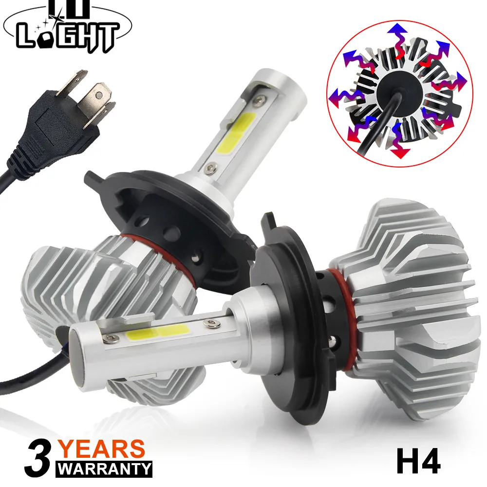 CO LIGHT 30 Вт H4 светодиодная лампа для фар H7 Led 60 Автомобильная фара 12 В 24