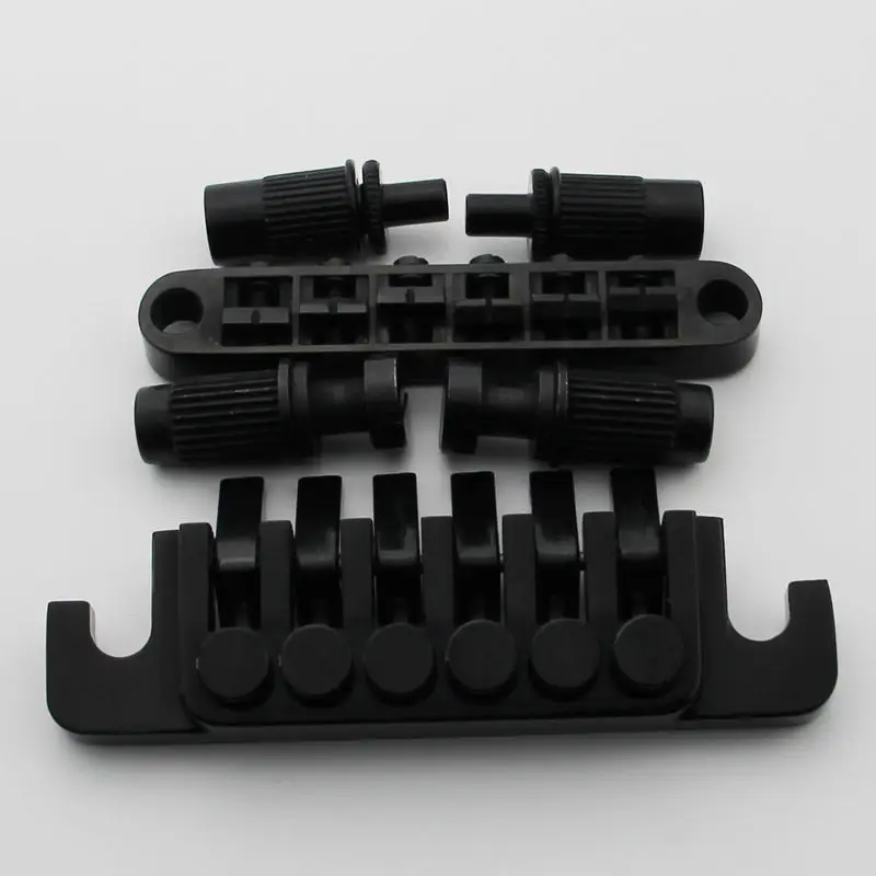 Черный винтажный замок TP 6 Tailpiece + BM003 Tune-O-Matic гитарный мост для LP гитары | Спорт и