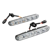 1 Pair Car Styling LED Car Daytime Light Turn Signal Indicators Lamp DRL DC 12V Auto Daytime Running Lights Daylight Universal