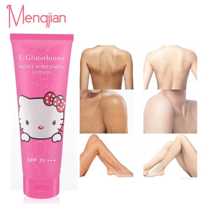 

Plants Extract Essence Hello Kitty Sunscreen Cream SPF70 +++ Body Tone-up Lotion Whitening Moisturizing Sun Protection Skin Care
