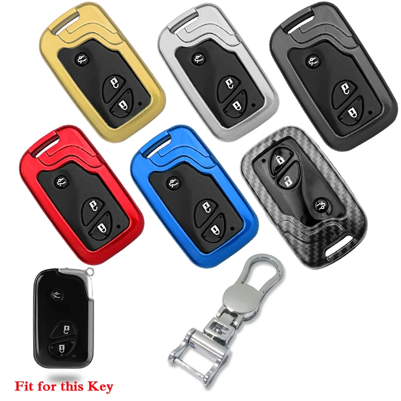 

Zinc Alloy Car Key Chain+ABS Car Key Cover Case For Lexus NX GS RX IS ES GX LX RC 200 250 350 LS 450H 300H IS250 Car Key Cover