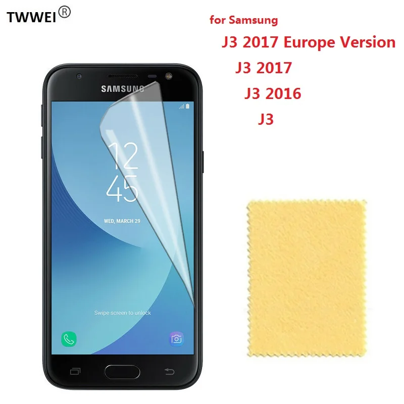 

Clear Screen Protector for Samsung Galaxy J3 2016 2017 Protective Film on for Samsung J3 2017 2016 Screen Protector Film Foil