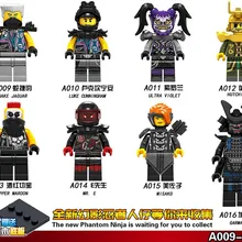 80 шт A009-016 Ллойд Джей Zane и Kai Cole харуми самурая X конструкторных блоков, Детские кубики, подарки для детей, детские игрушки