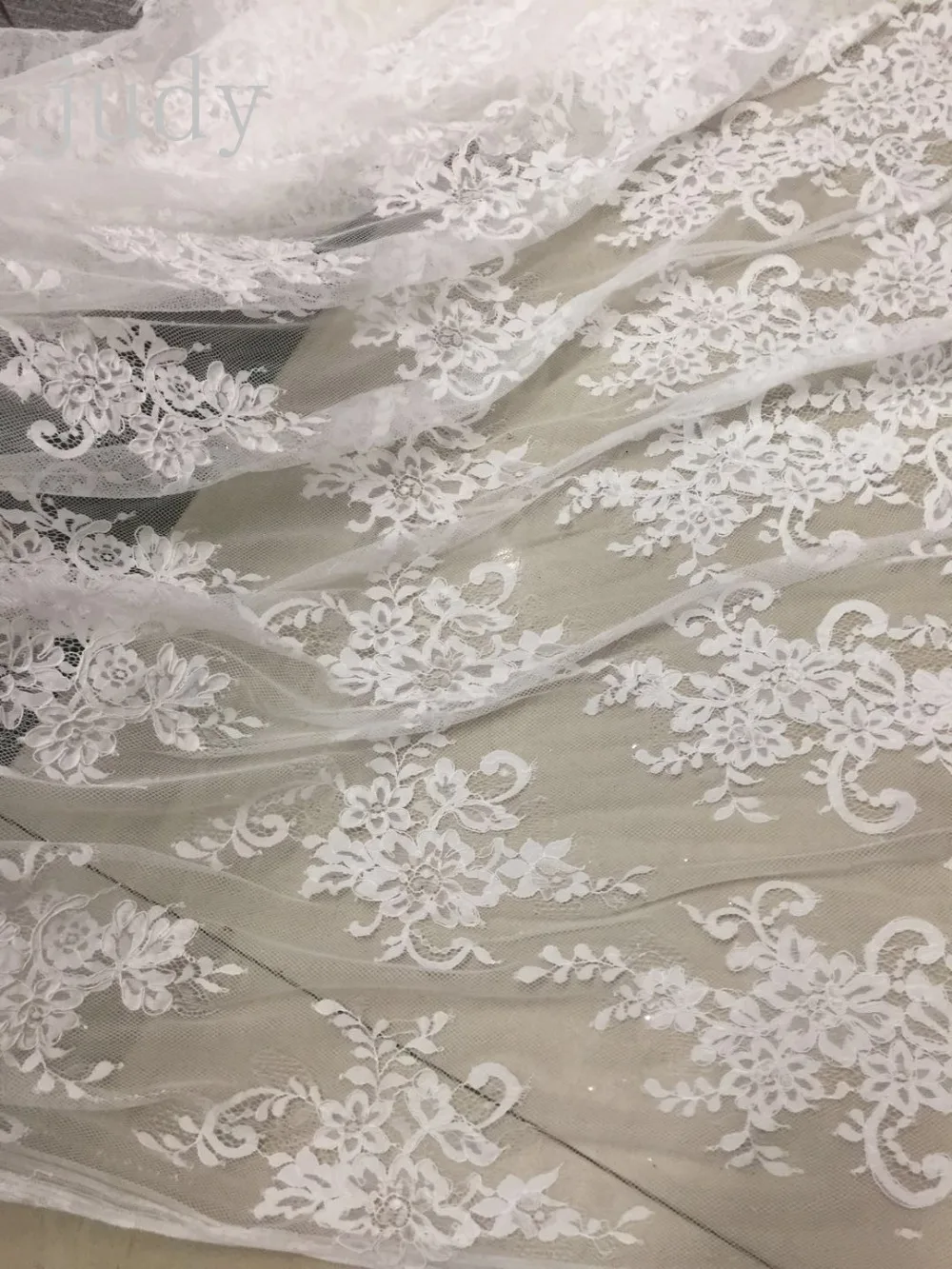 Узор 1 шт. CH06# Белое Кружевное французское платье шнур для свадебного платья/Распиловка