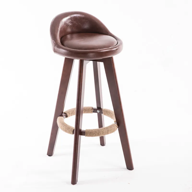 Us 78 0 Aliexpress Wooden Swivel Bar Stool Chair With Leather Seat Back Mahogany Finish Coffee Cafe Kitchen Furniture Us 78 0 Aliexpress Wooden Swivel Bar Stool Chair With Leather Seat Back Mahogany Finish Coffee Cafe Kitchen Furniture